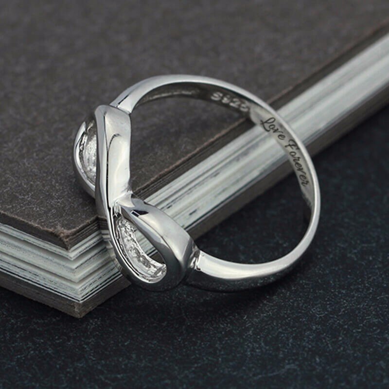 Infinity Love Engrave Ring