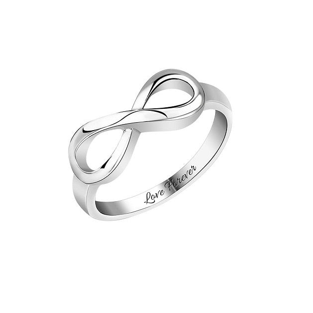 Infinity Love Engrave Ring